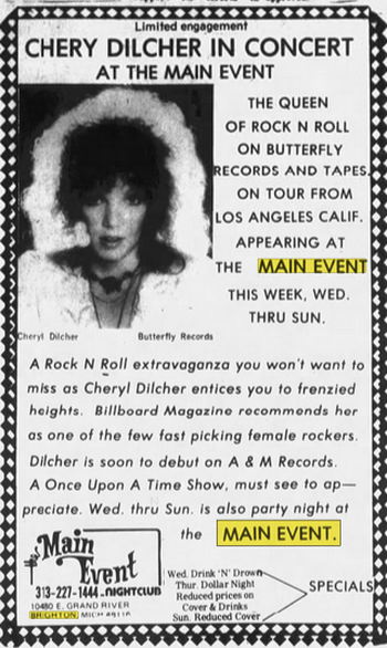 Main Event - May 1978 Ad (newer photo)